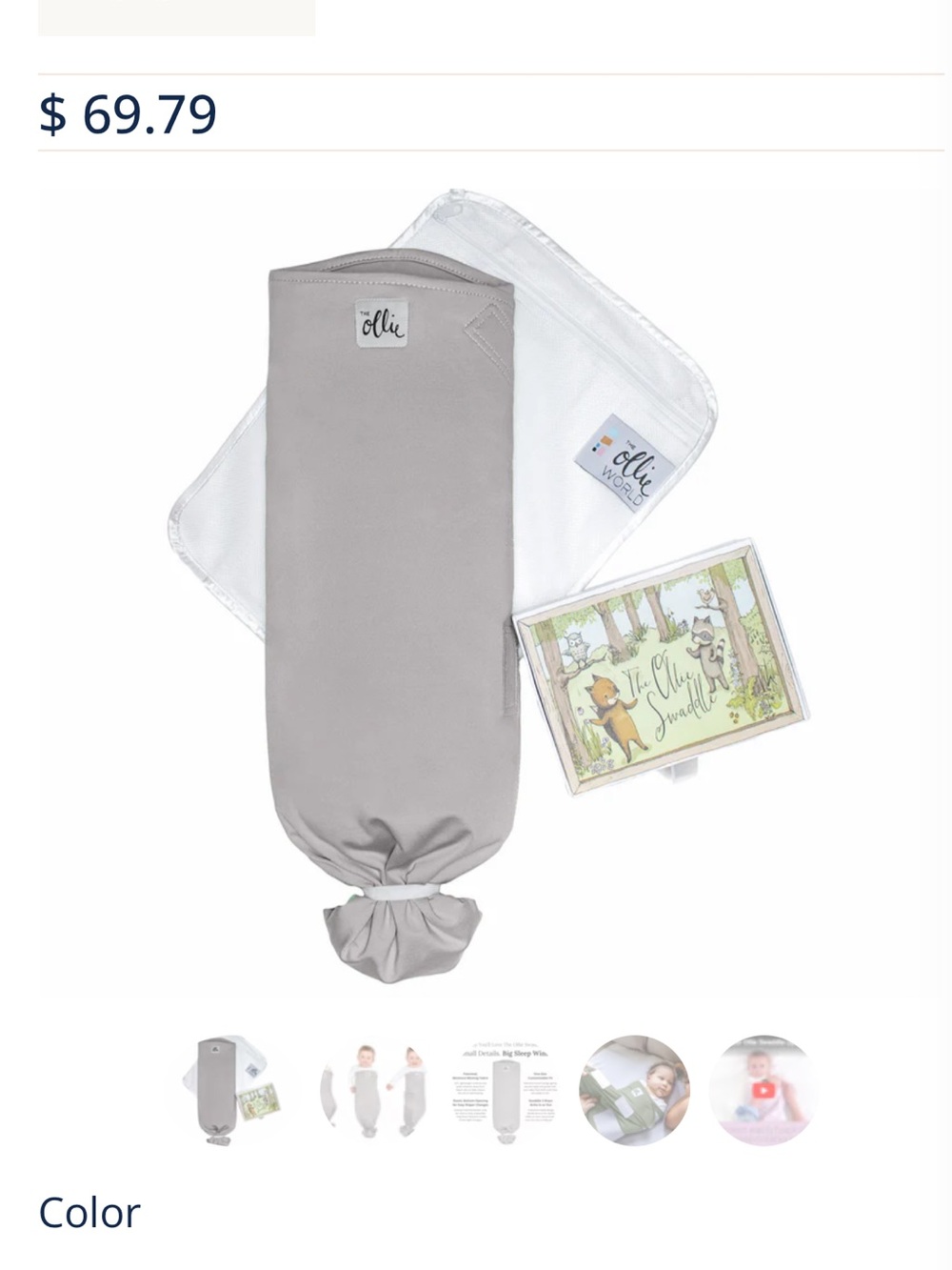 Ollie Swaddle in Grey